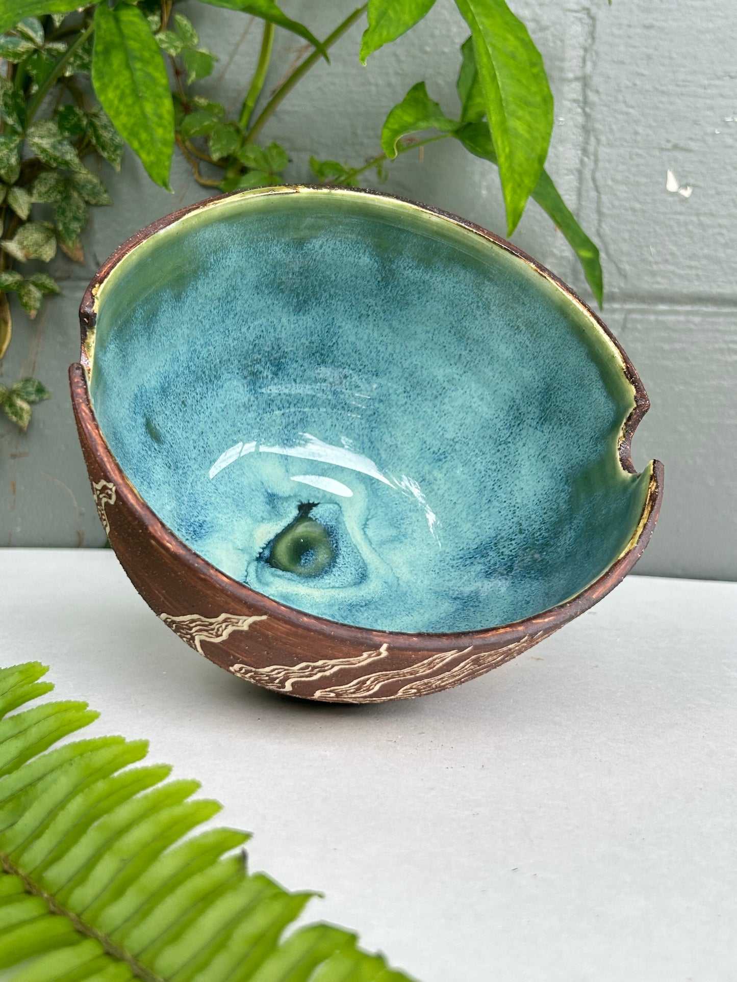 Ramen Bowls, Blue green