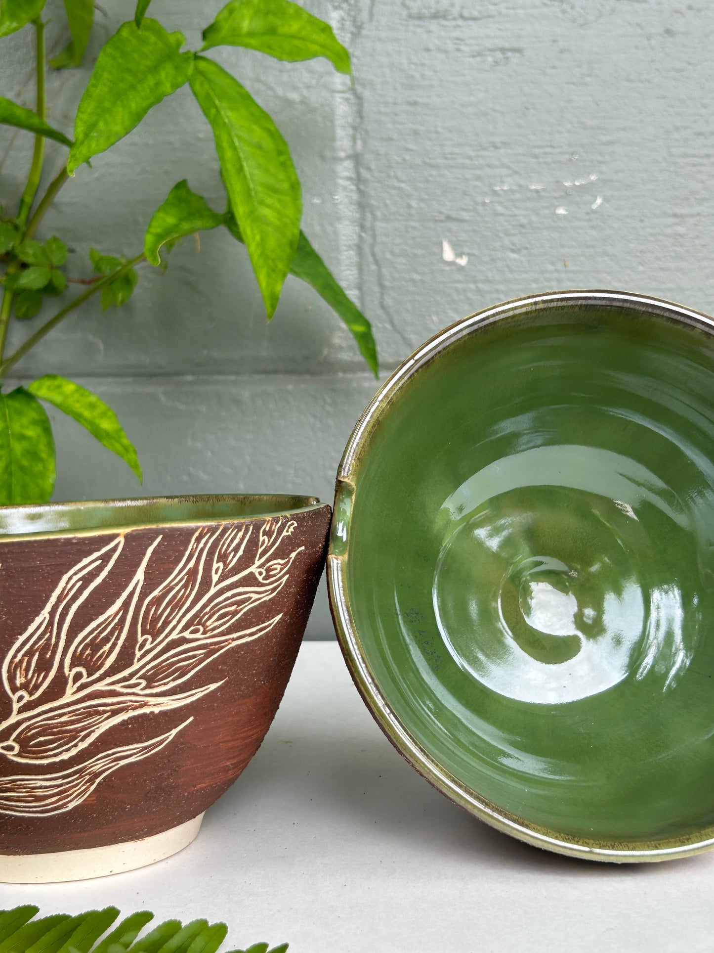 Green Ramen Bowls